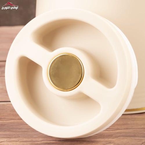 طقم ترامس لينا بيد خشب بيج