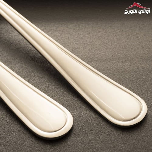 طقم شوك اكل 6 قطع فضي