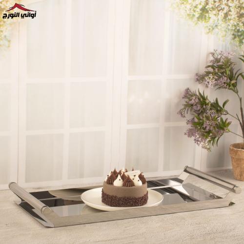 صينية تقديم المسك استيل