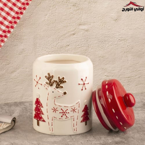 علبة سيراميك شجرة الأرز