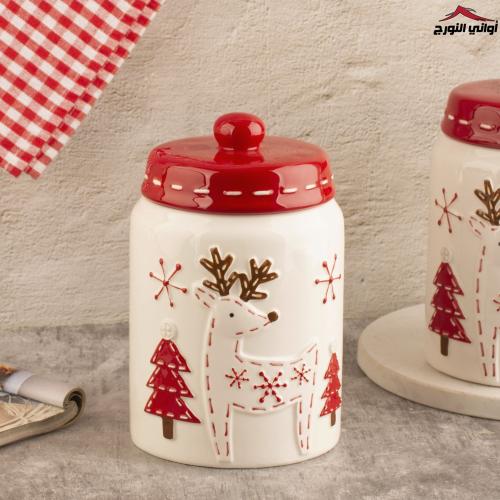 علبة سيراميك شجرة الأرز