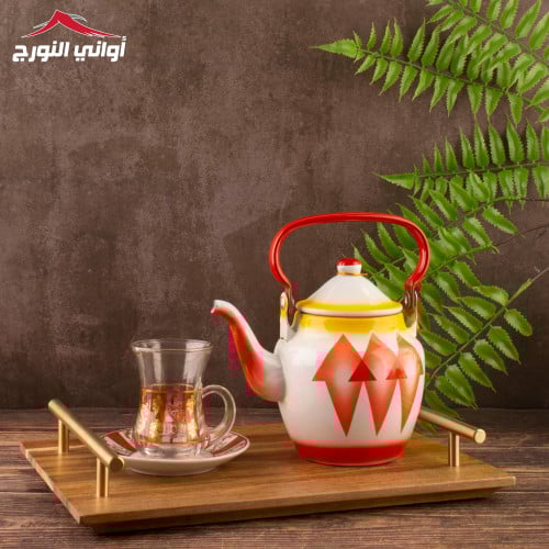 ابريق غضار اندونيسي أحمر