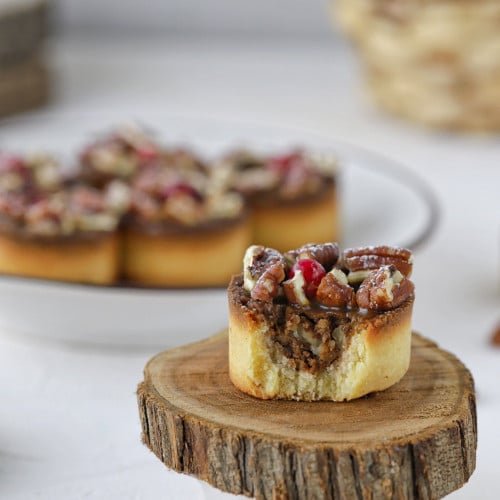 كيتو تارت الكاراميل والبيكان Caramel Pecan Tart