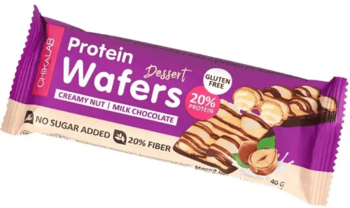 Shikalaab Bar Waffer Protein covered with chocolat...