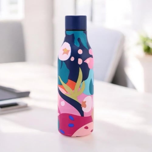 حافظه مشروبات ستيل ملونه