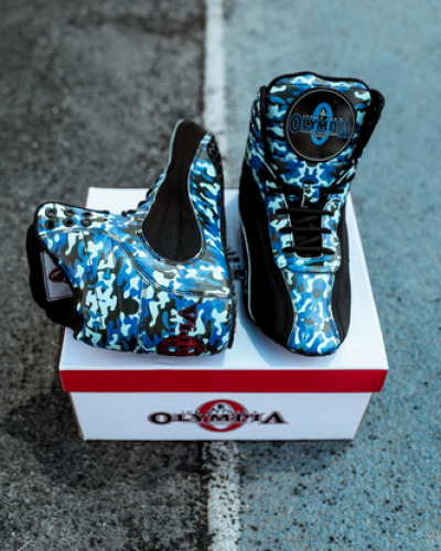 حذاء التمرين من مستر اولمبيا - ازرق جيشي