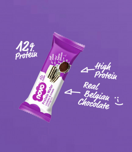 نوفو ويفر بروتين بار كوكيز كريم