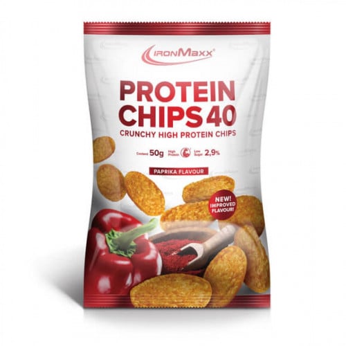 شيبس عالي البروتين بالبابريكا- ايرون ماكس