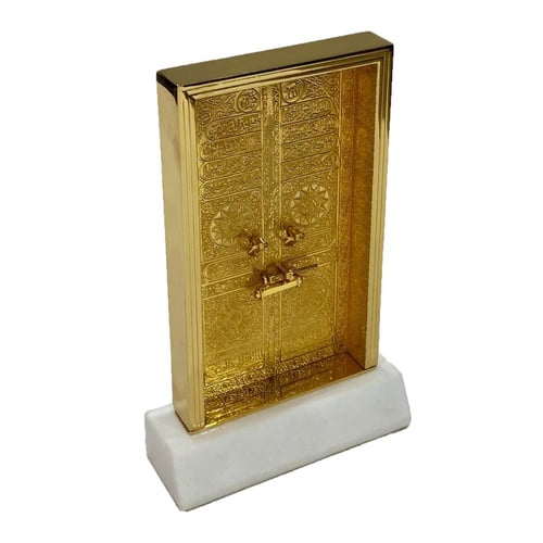 باب الكعبة الشريفة 20 سم خلقية نحاس