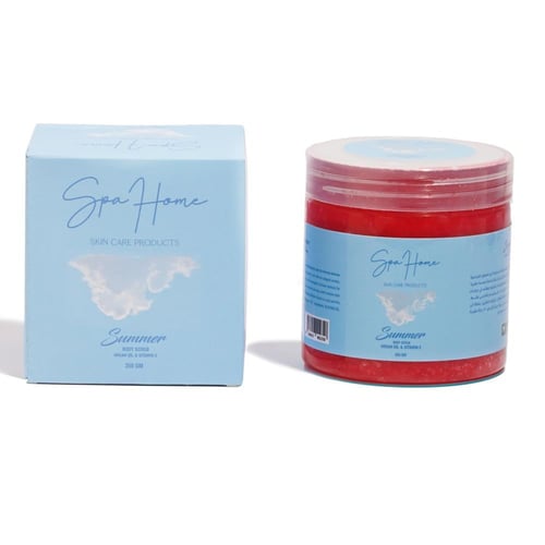 كريم مقشر للجسم سمر