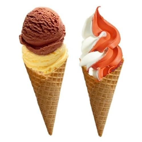 اقماع ايسكريم بسكويت الوافل 7 حبات