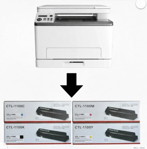 حبر ملون CTL 1100 طقم اصلي