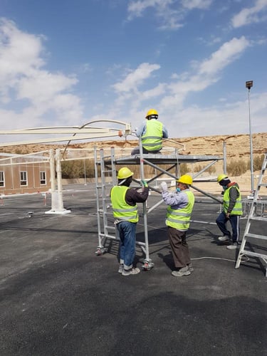 تنفيذ مشاريع مواقف سيارات