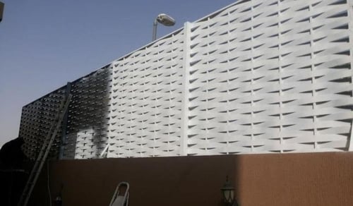 ساتر حديد مجدول