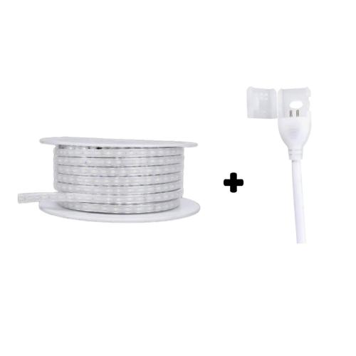 بكج الإضاءة المتكامل (شريط LED لاصق 1 خط + التوصيل...