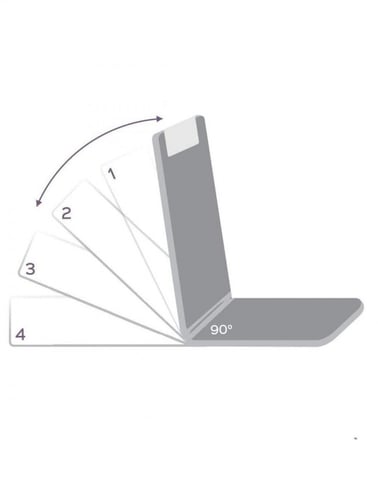 كرسي أرضي مربع للرحلات - قابل للطي، متعدد الألوان