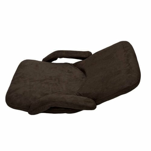 كرسي أرضي مخمل قابل للطي والتعديل