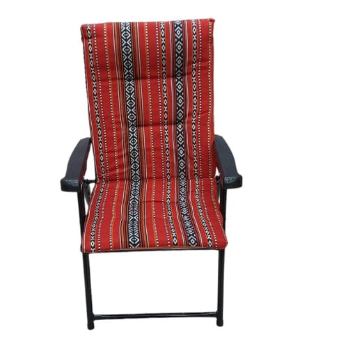 كرسي رحلات سدو بنقش سوري - قابل للطي