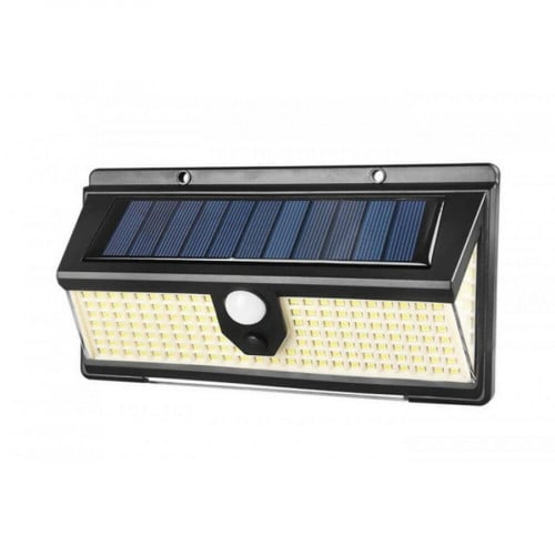 كشاف LED جداري يعمل بالطاقة الشمسية مع حساس حركة