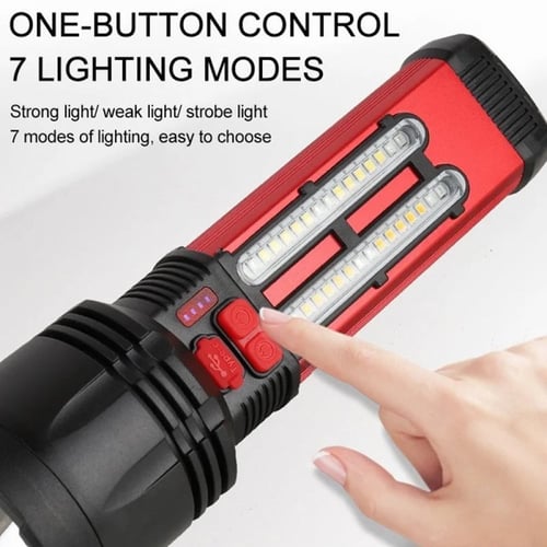 كشاف يدوي بالطاقة الشمسية - إضاءة قوية