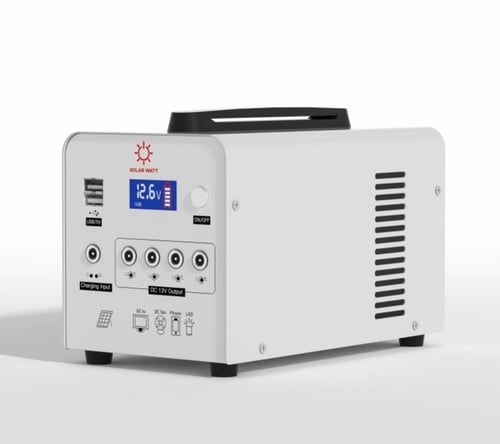 منظومة متنقلة بالطاقة الشمسية - 4 لمبات بتحكم مستق...