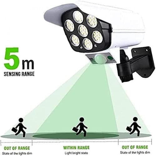 كشاف اضاءة بشكل كامير يعمل بالطاقة الشمسية