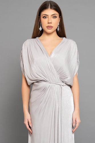 فستان جيرسي لامع 469607