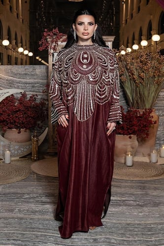 جلابية ساتان راقية 460360