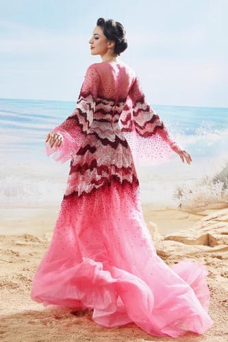 فستان سهرة موديل 445187