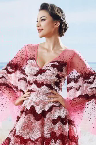 فستان سهرة موديل 445187