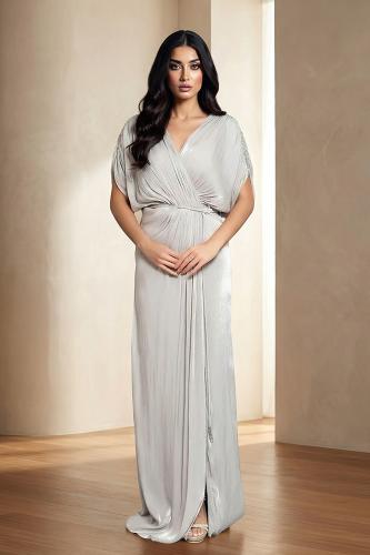 فستان جيرسي لامع 469607