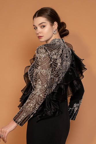 فستان من الكريب بقصة ضيقة 445240