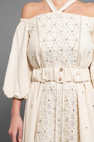 جلابية كريب بقصة مكشوفة 469657