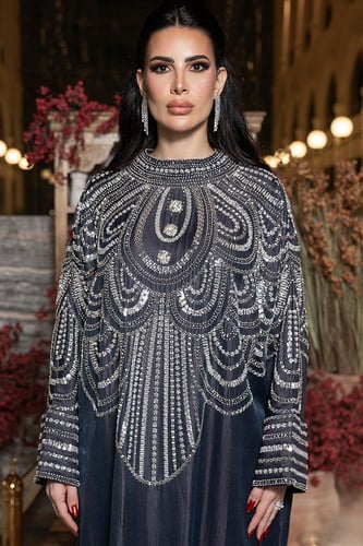 جلابية ساتان راقية 460360