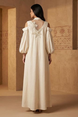 جلابية حرير بأكتاف مفتوحة 468203