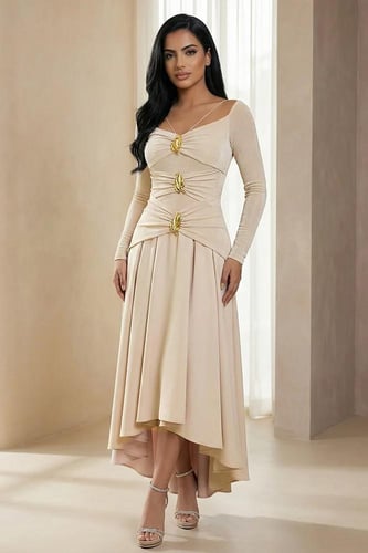 فستان ميدي أوف شولدرز 4602920