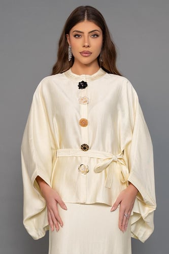 طقم ببلوزة واسعة وتنورة طويلة 469645