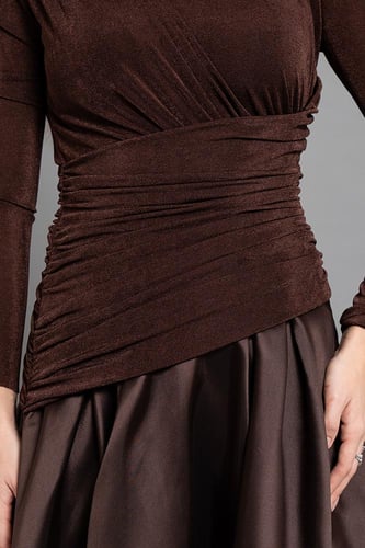 فستان مدمج أنيق 460012