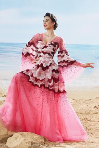 فستان سهرة موديل 445187