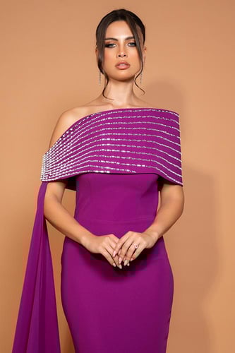 فستان أنيق من الـكريب 176316