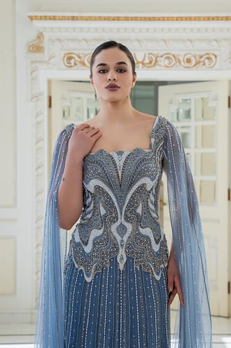 فستان سهرة ملكي فاخر 445242