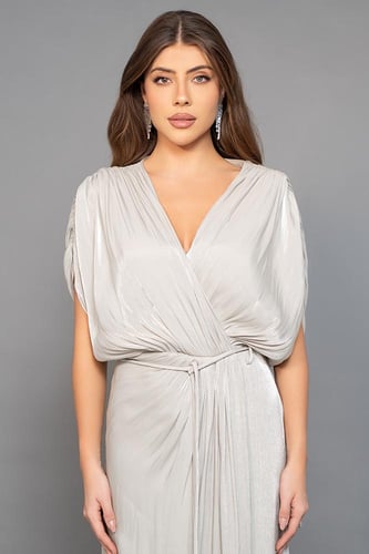 فستان جيرسي لامع 469607