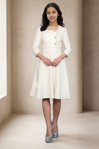 فستان ميدي تويد 469691