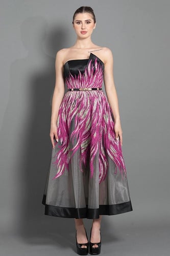 فستان ميدي تول 445197