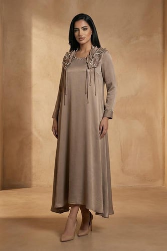 جلابية ساتان ناعم 469580