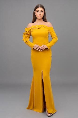 فستان سهرة كريب فاخر 176333