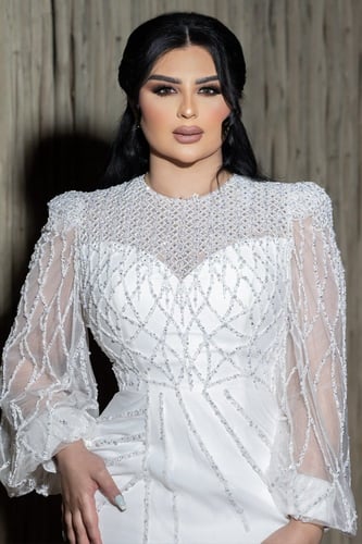 فستان سهرة موديل 445144