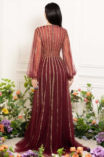 فستان سهرة موديل 445095