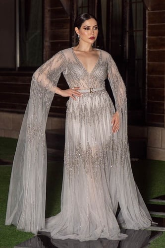 فستان سهرة موديل 445124