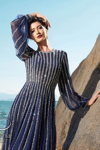 فستان سهرة موديل 445095